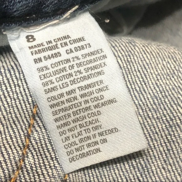 American Eagle Jean Shorts, Sz 8 - Picture 4 of 4